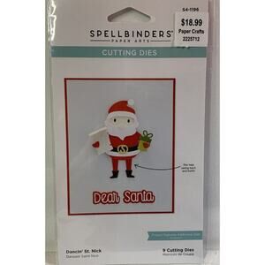 Spellbinders Christmas Metal CuttingDies Stencils Scrapbooking Retail For $18.99
